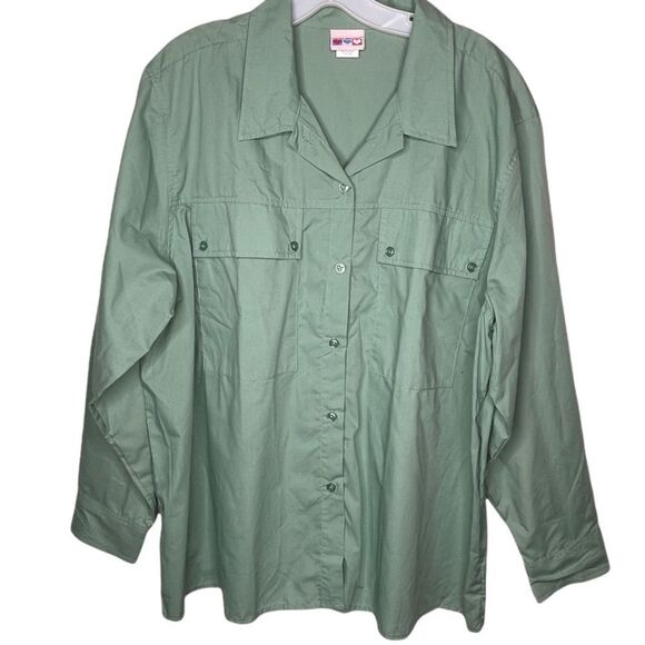 Vintage Tops - Vintage American Sweetheart Shirt Green